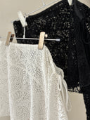 Fauzzy Lace Wrap Skirt