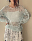 Hand Knit Mohair Pullover