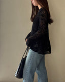 Fauzzy Lace Pullover