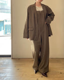Melange Wide Overall