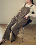 Melange Wide Overall
