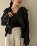 【9/25発売】Candy Sleeve Frill Blouse