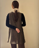 Dot Embroidery Sheer Vest