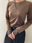 Velour Lace Pullover