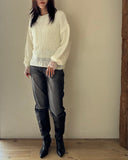 Hand Knit Mohair Pullover