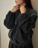 Bicolor Fleece Blouson