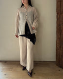 【9/25発売】Wool Gauze Over Shirt