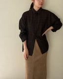 【9/25発売】Wool Gauze Over Shirt