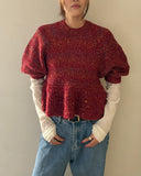Mixyarn Peplum Knit
