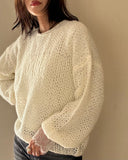 Hand Knit Mohair Pullover