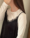 Velour Lace Camisole
