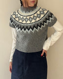 Centripetal Jacquard Knit Pullover