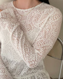 Fauzzy Lace Pullover