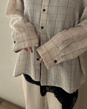 【9/25発売】Wool Gauze Over Shirt
