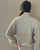 Bicolor Fleece Blouson