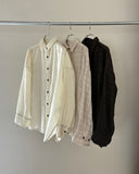 【9/25発売】Wool Gauze Over Shirt
