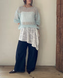 Hand Knit Mohair Pullover