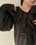 【9/25発売】Candy Sleeve Frill Blouse