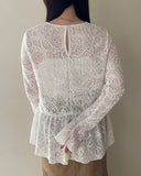 Fauzzy Lace Pullover