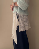 Fauzzy Lace Wrap Skirt