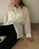 【9/25発売】Wool Gauze Over Shirt
