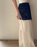 Fauzzy Lace Wrap Skirt