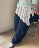 Fauzzy Lace Wrap Skirt