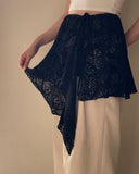 Fauzzy Lace Wrap Skirt