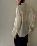 【9/25発売】Wool Gauze Over Shirt