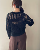 Patchwork Crochet Knit Pullover