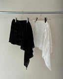 Fauzzy Lace Wrap Skirt