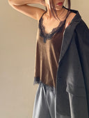 Velour Lace Camisole