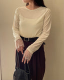 Velour Lace Pullover