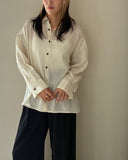 【9/25発売】Wool Gauze Over Shirt