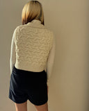 Wave Cable Knit Vest