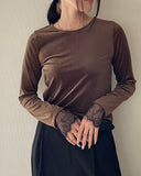 Velour Lace Pullover