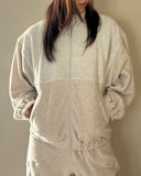 Bicolor Fleece Blouson