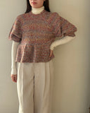 Mixyarn Peplum Knit