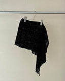 Fauzzy Lace Wrap Skirt