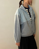 Bicolor Fleece Blouson