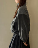 Bicolor Fleece Blouson