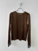 Velour Lace Pullover