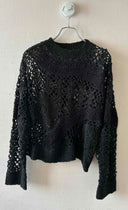 Patchwork Crochet Knit Pullover　※素材未